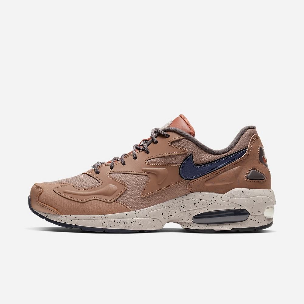 Sneakers Nike Air Max2 Light LX Desert 7630-925 Desert Dust/Desert Sand/Dusty Peach/Sanded Purple Homme | KUI-15652872